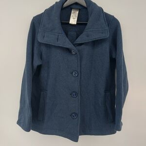 Patagonia Better Sweater Swing Jacket Navy Blue Button Up women's Size M